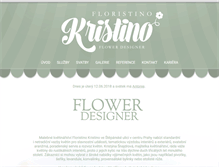 Tablet Screenshot of floristinokristino.cz